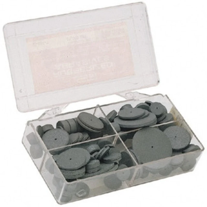 Made in USA 127 Piece Rubberized Abrasive Point and Wheel Set K-10 - 88-164-9